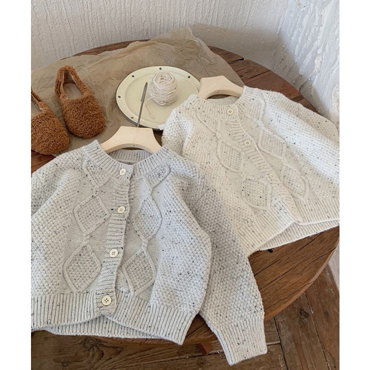 【aimoha-KIDS-】韓国子供服 かわいい編みカーディガン【AW】 | aimoha kids | 詳細画像7 