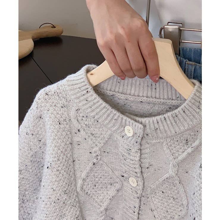 【aimoha-KIDS-】韓国子供服 かわいい編みカーディガン【AW】 | aimoha kids | 詳細画像9 