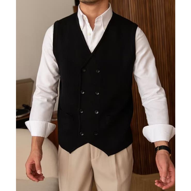 aimoha MENS/ダブルニットべスト | aimoha men | 詳細画像5 