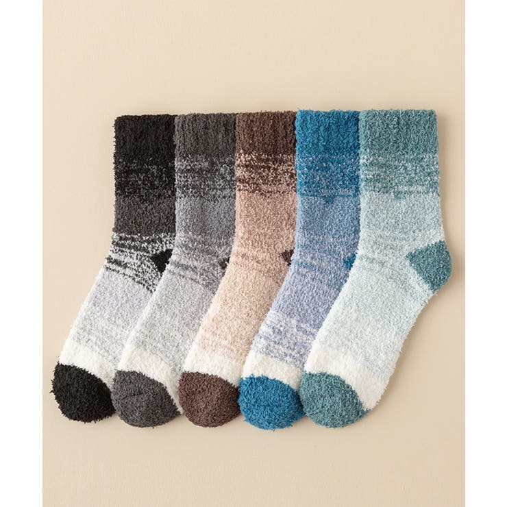 【mosox】メンズ厚地ソックス5点セット【AW】 | aimoha men | 詳細画像1 