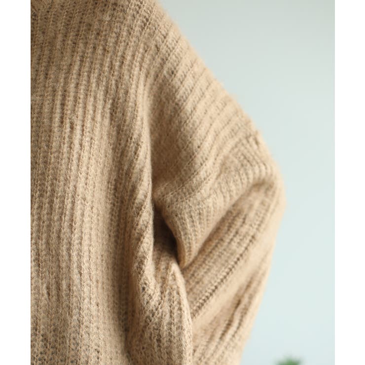 モヘアライクニットプルオーバー ユニセックス オーバーサイズ | aimoha  | 詳細画像59 