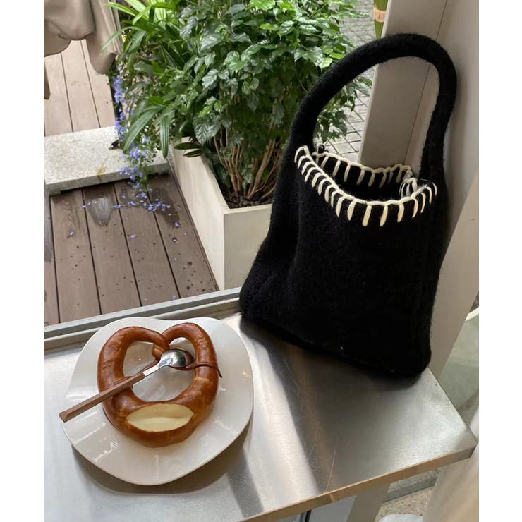 ブラック | ニットトート | aimoha 