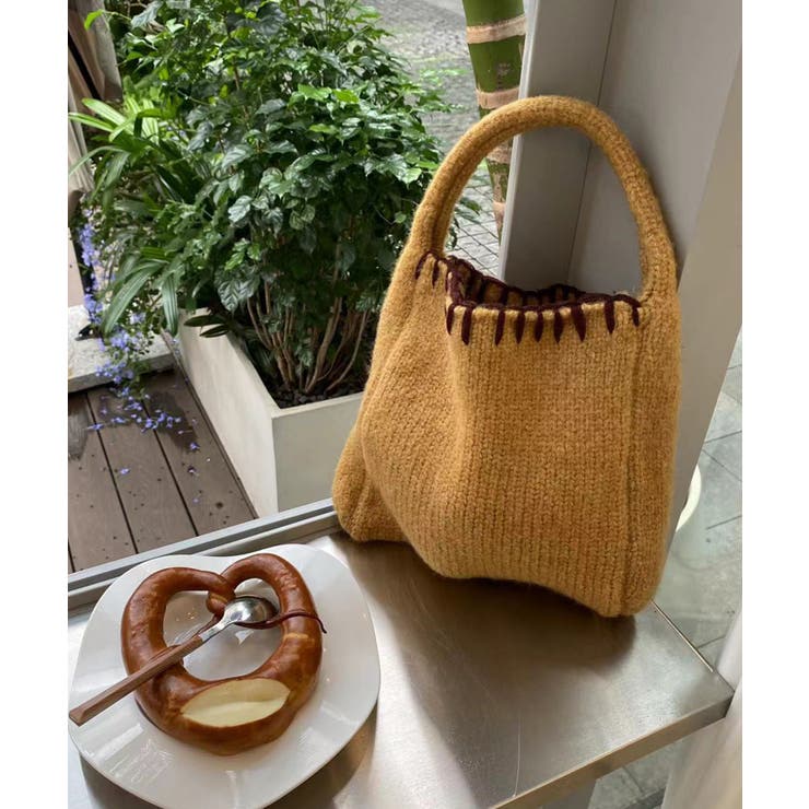 イエロー | ニットトート | aimoha 