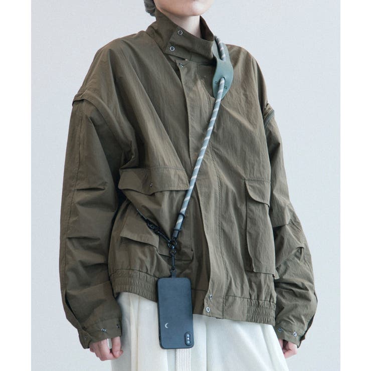 カーキ | 【 aimoha Men's 】スマホショルダーストラップ | aimoha men