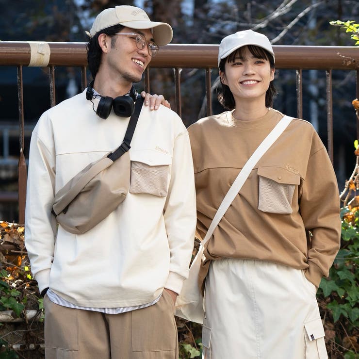 2WAYポケットビッグTシャツ 2WAY pocket | aimoha  | 詳細画像1 