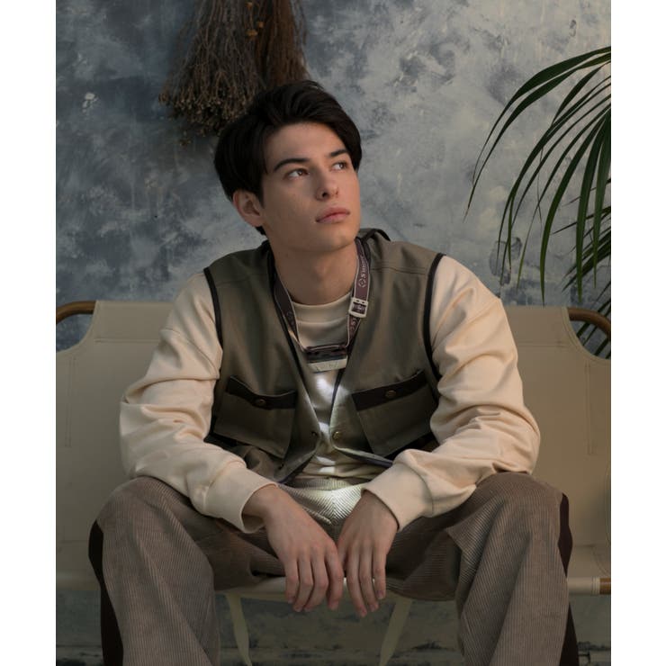 ベージュ | 6ポケットベスト 6POCKETS COTTON | aimoha 