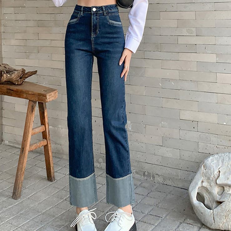 ロールアップデニム | aimoha  | 詳細画像1 