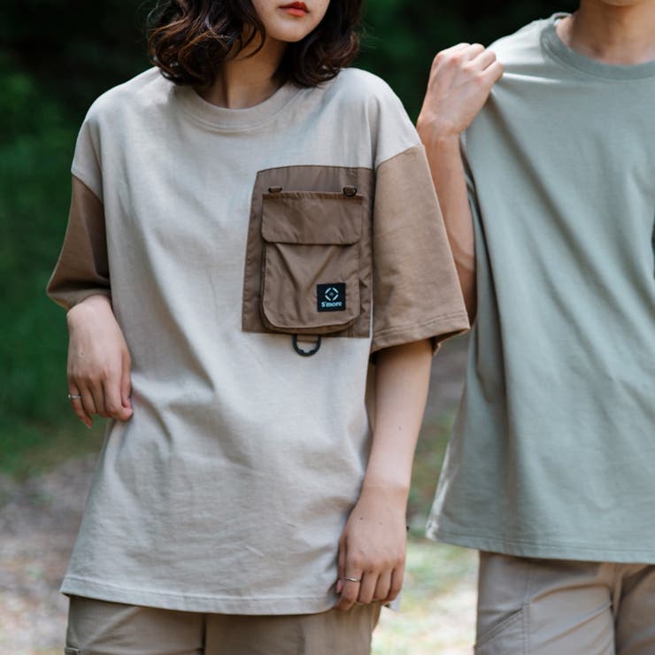 2WAY CREW NECK BIG S/S T-SHIRT【SS】 | aimoha  | 詳細画像1 