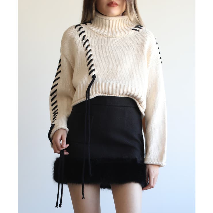 【Jasmine】エコファーハイウエストミニスカート【AW】 | aimoha  | 詳細画像8 