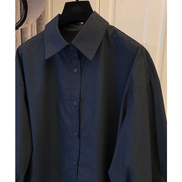 シャツ ブラウス コットンカラーオーバーシャツ | aimoha  | 詳細画像5 