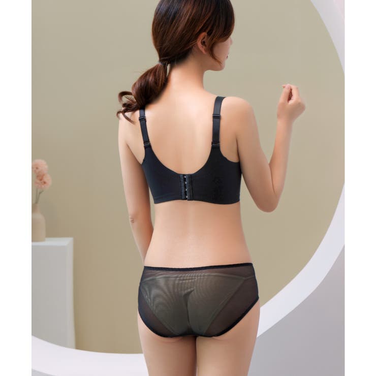 バイカラー大柄レースブラ | aimoha  | 詳細画像4 