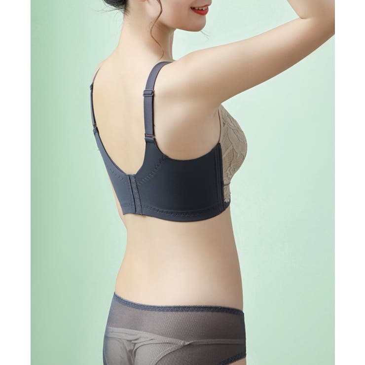 バイカラー大柄レースブラ | aimoha  | 詳細画像7 