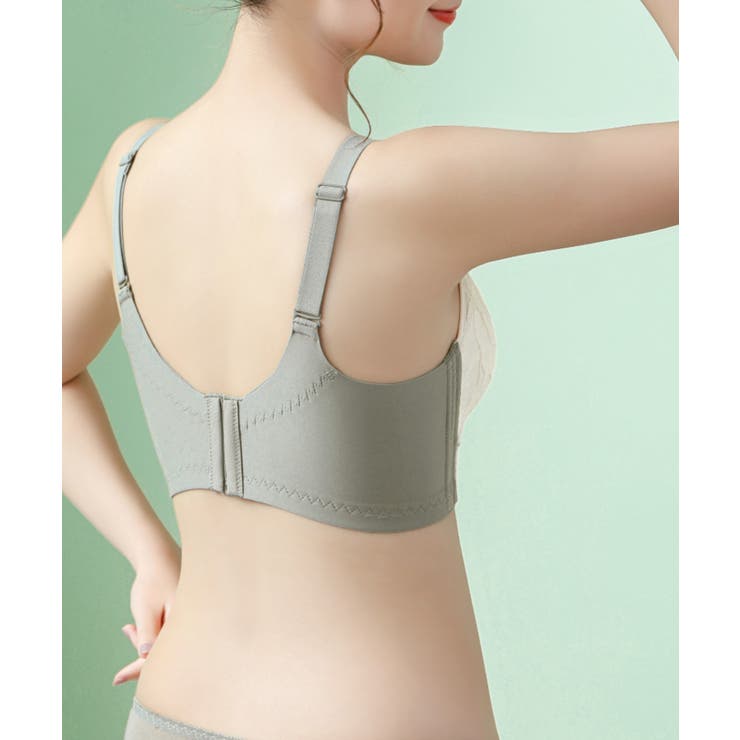 バイカラー大柄レースブラ | aimoha  | 詳細画像9 