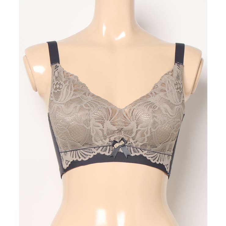 バイカラー大柄レースブラ | aimoha  | 詳細画像15 