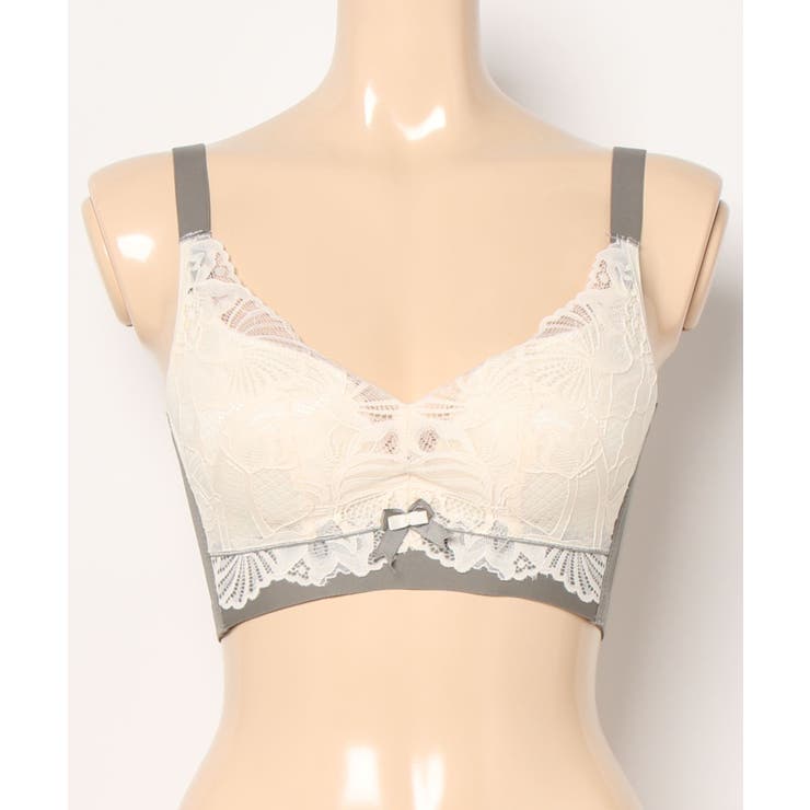 バイカラー大柄レースブラ | aimoha  | 詳細画像16 