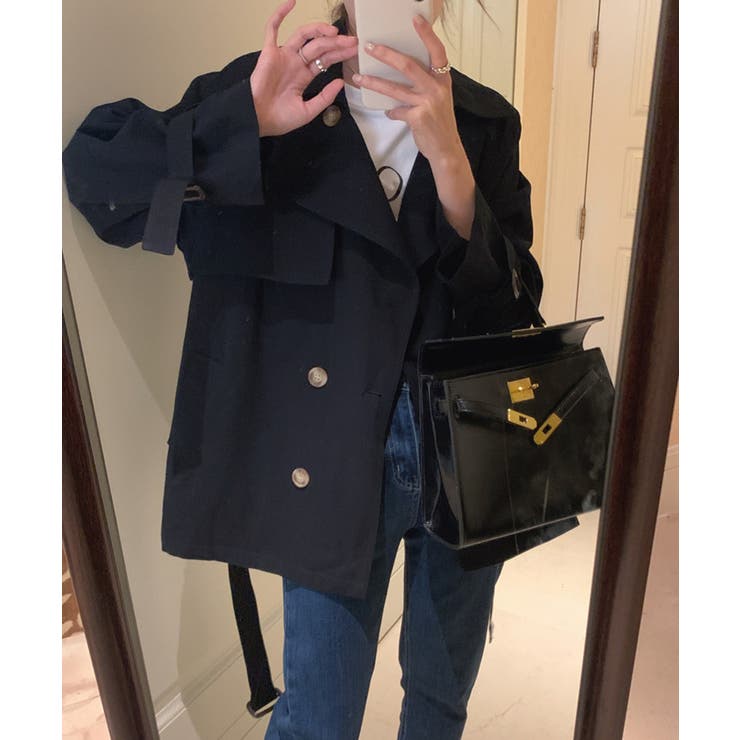 コート トレンチコート トレンチジャケット | aimoha  | 詳細画像4 