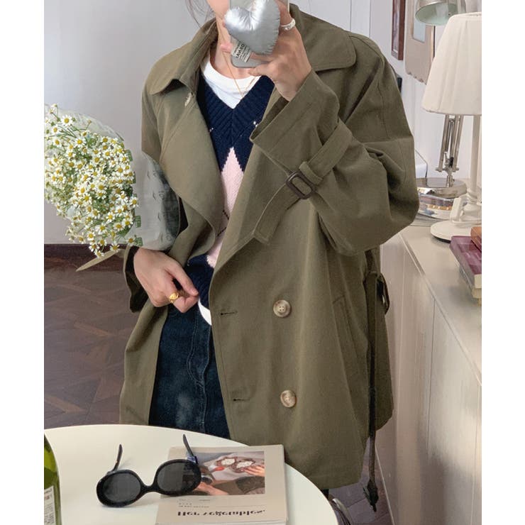コート トレンチコート トレンチジャケット | aimoha  | 詳細画像1 