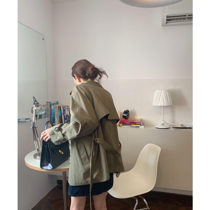 コート トレンチコート トレンチジャケット | aimoha  | 詳細画像10 