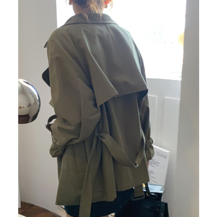 コート トレンチコート トレンチジャケット | aimoha  | 詳細画像11 