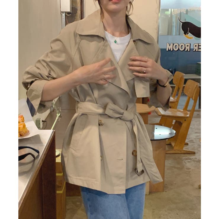 コート トレンチコート トレンチジャケット | aimoha  | 詳細画像13 