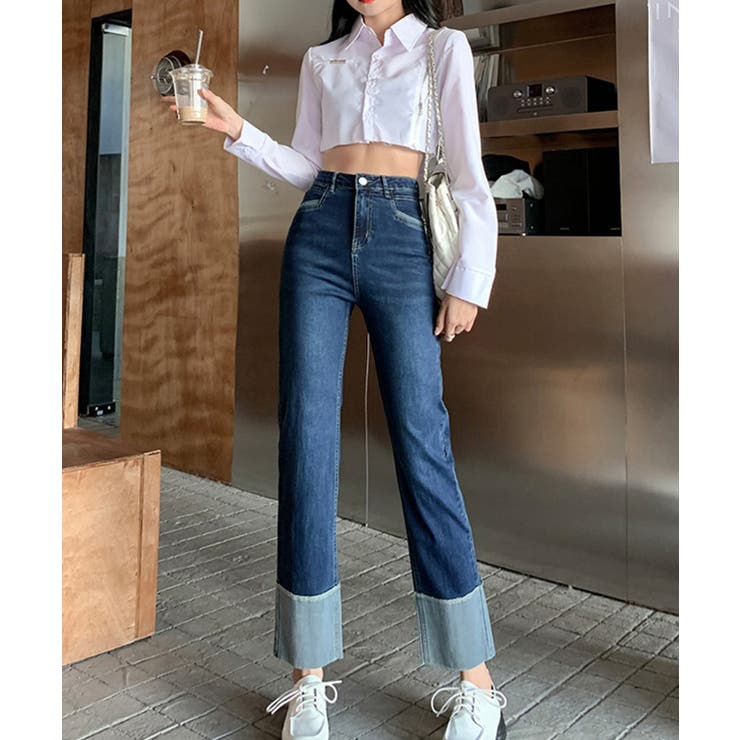 ロールアップデニム | aimoha  | 詳細画像6 