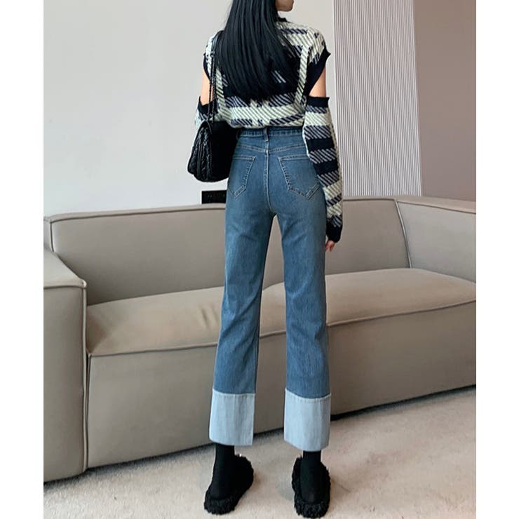 ロールアップデニム | aimoha  | 詳細画像7 