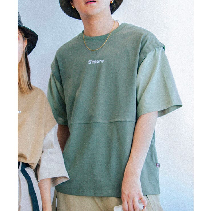 グリーン | tシャツ Tシャツ 2WAY | aimoha 