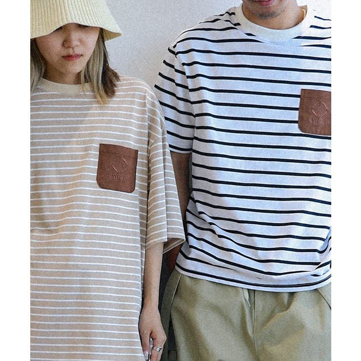 tシャツ Tシャツ BORDER POCKET S/S T SHIRTS | aimoha  | 詳細画像9 