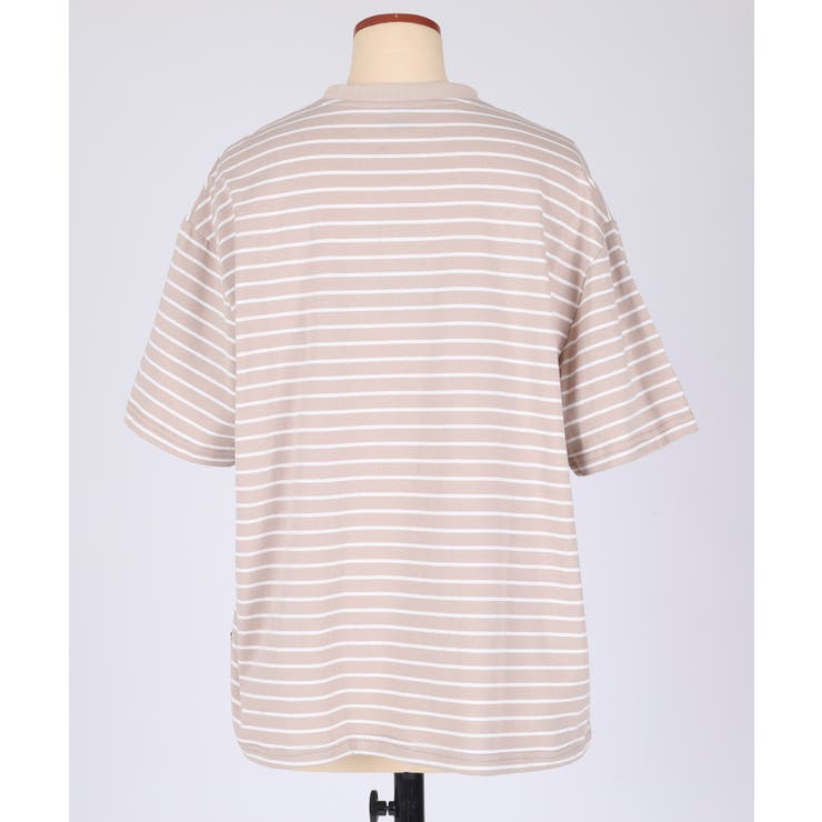 tシャツ Tシャツ BORDER POCKET S/S T SHIRTS | aimoha  | 詳細画像4 