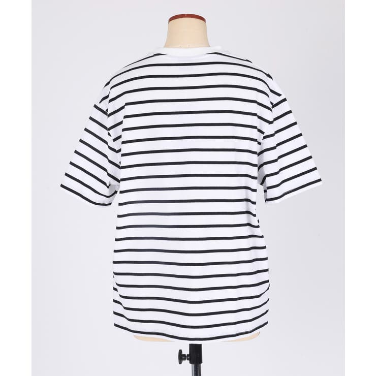 tシャツ Tシャツ BORDER POCKET S/S T SHIRTS | aimoha  | 詳細画像7 