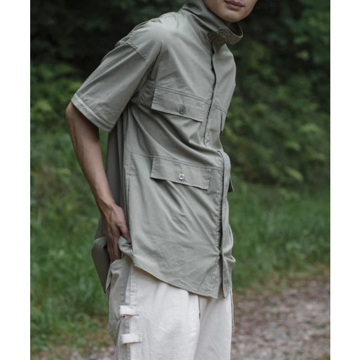 カーキ | シャツ ブラウス UV＆COOL CONVERTIBLE SHIRTS | aimoha 