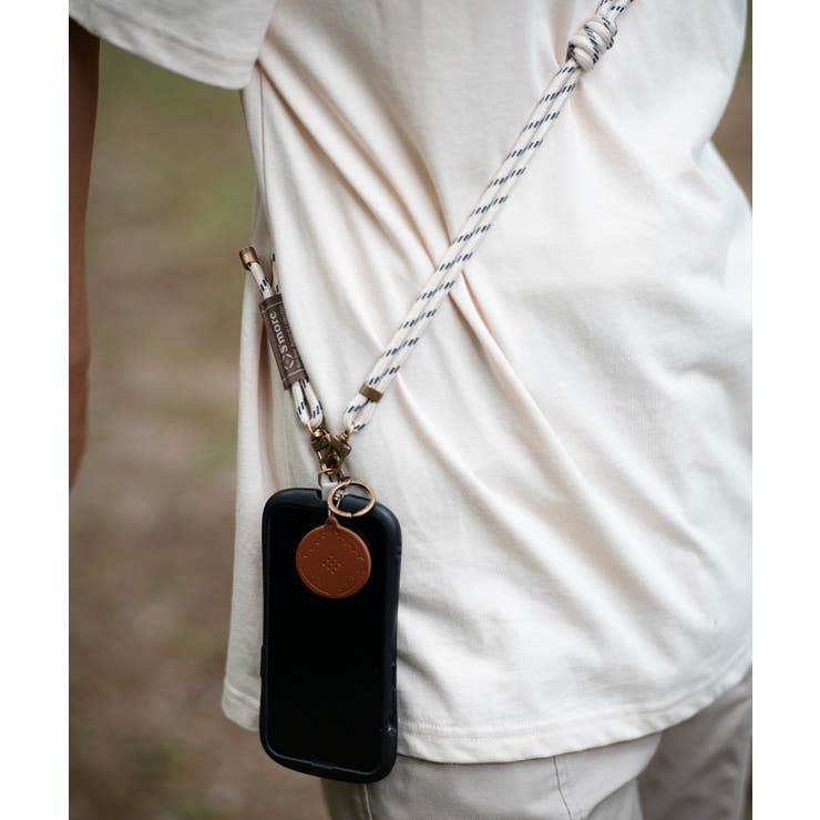 ベージュ | モバイルアクセサリー Smartphone shoulder strap | aimoha men