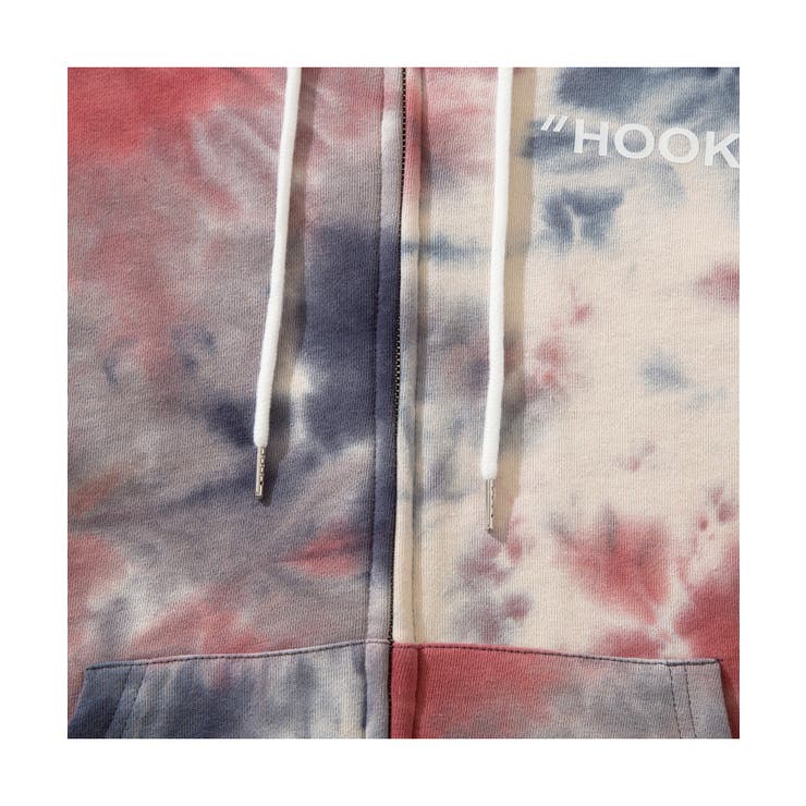 HOOK -original- タイダイ染めジップパーカー[品番：XT000010274