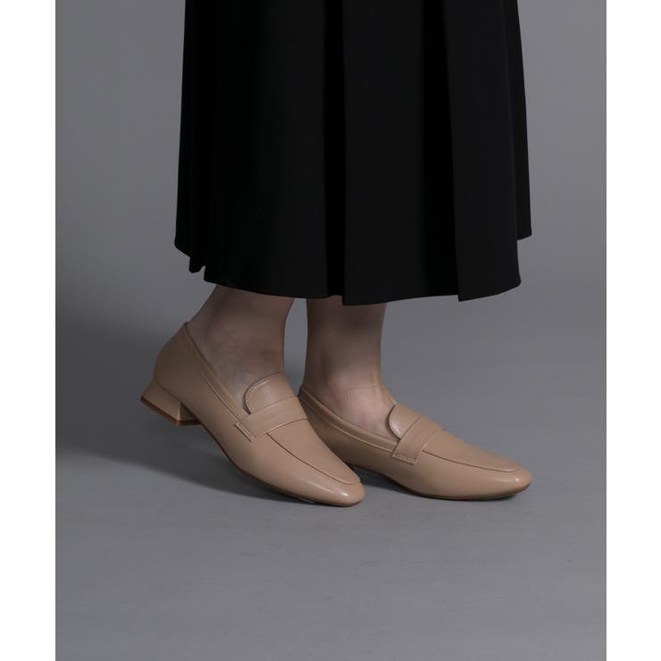 【shoes365】ローヒールスクエアトゥローファー | aimoha  | 詳細画像2 