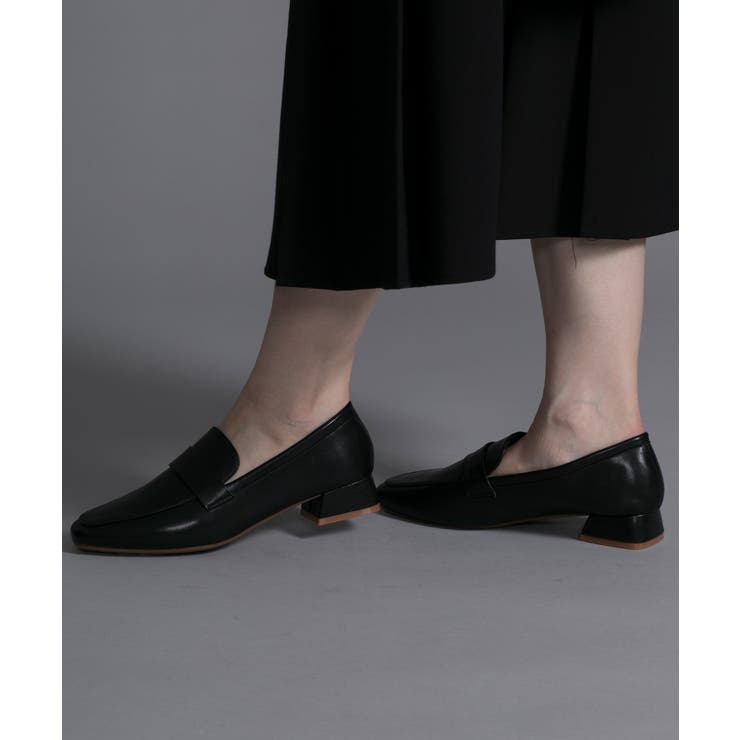 【shoes365】ローヒールスクエアトゥローファー | aimoha  | 詳細画像6 