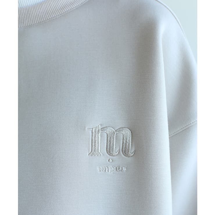 英文字刺繍ビッグシルエットエアスウェット【AW】 | aimoha  | 詳細画像11 