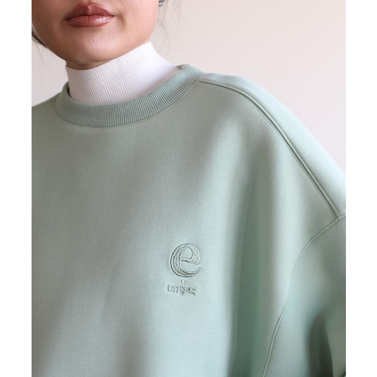 英文字刺繍ビッグシルエットエアスウェット【AW】 | aimoha  | 詳細画像17 