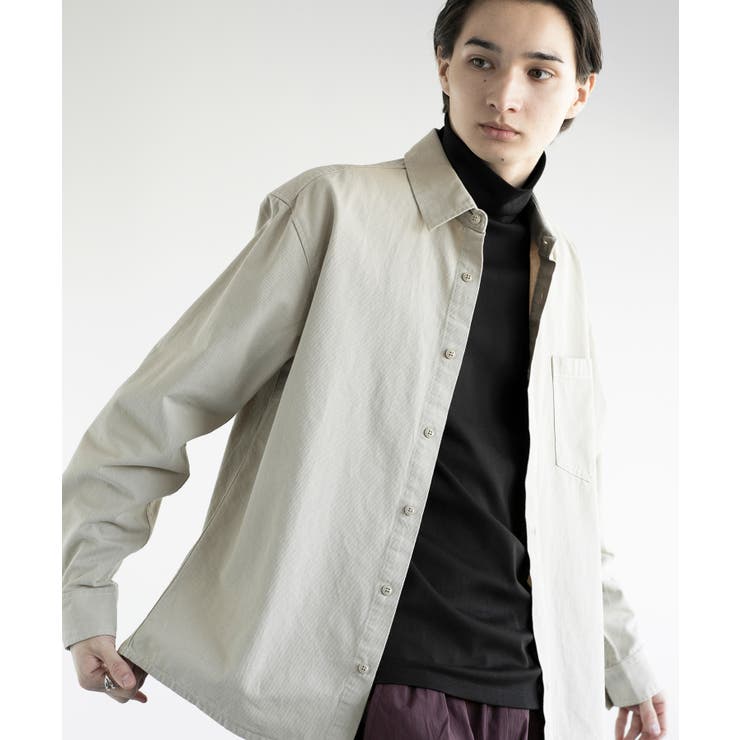 aimoha MEN/SLIM FIT SHIRT デニムシャツ | aimoha men | 詳細画像1 