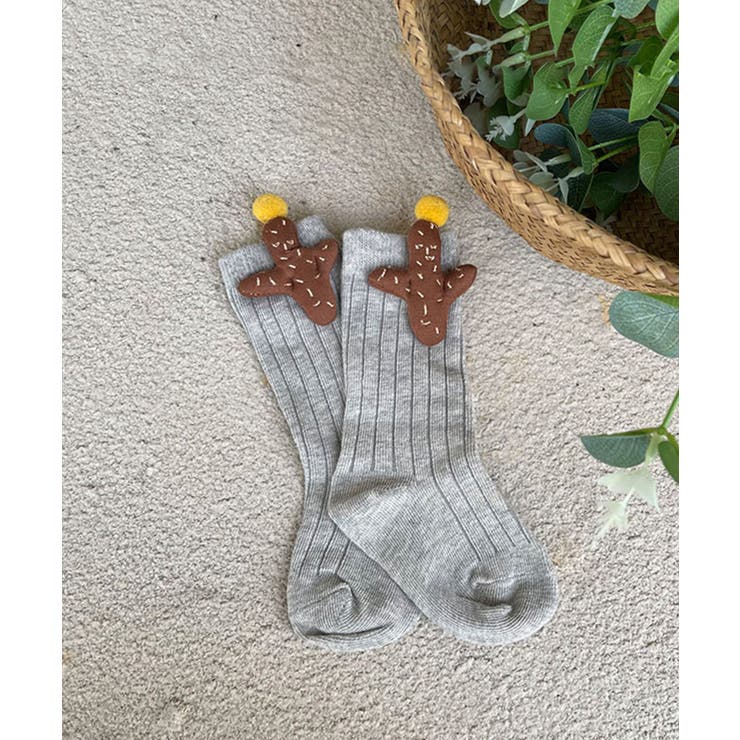 【mosox】かわいい立体サボテン付きkidsロング丈靴下4点セット | aimoha kids | 詳細画像5 