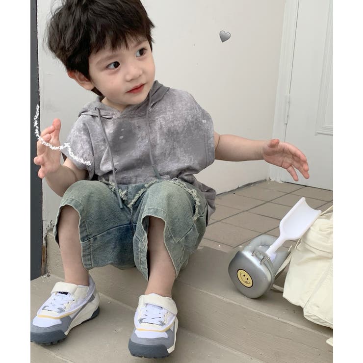 【aimoha-KIDS-】子供服 ポケット付きパーカーベスト【SS】 | aimoha kids | 詳細画像3 