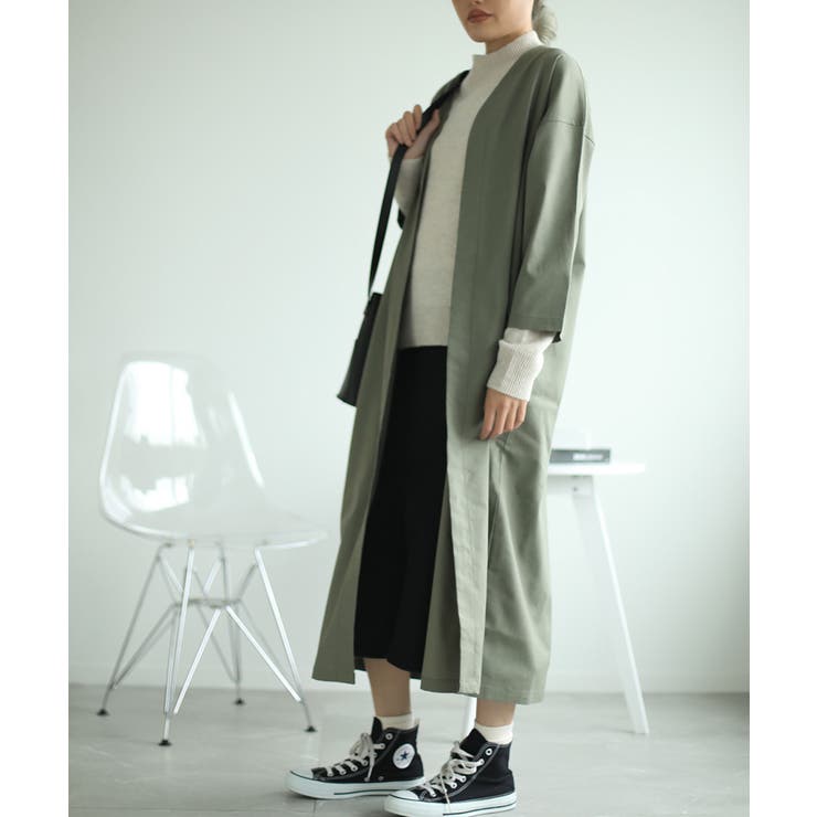 ロングガウン ロングカーディガン アウター | aimoha  | 詳細画像30 