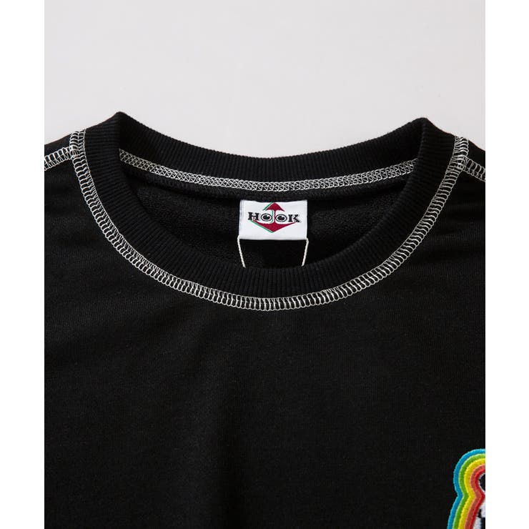 【HOOK  original 】ブロックベアワッペン刺繍レインボーフリンジ飾り… | HOOK | 詳細画像6 