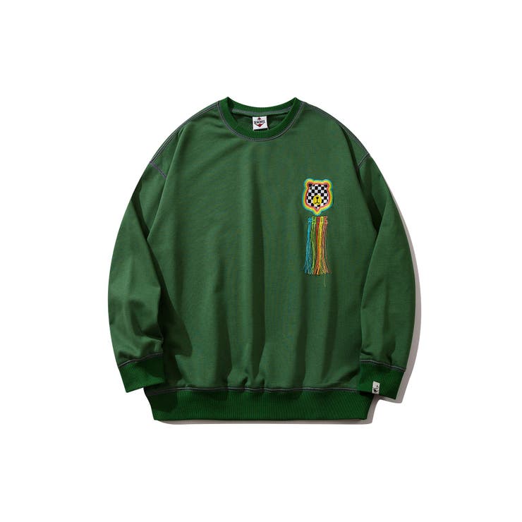 【HOOK  original 】ブロックベアワッペン刺繍レインボーフリンジ飾り… | HOOK | 詳細画像8 