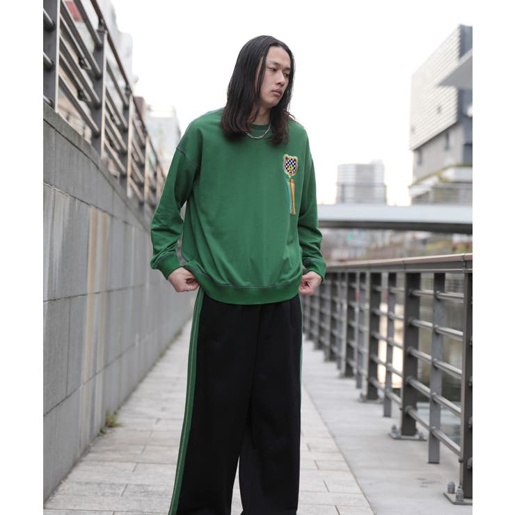 【HOOK  original 】ブロックベアワッペン刺繍レインボーフリンジ飾り… | HOOK | 詳細画像10 