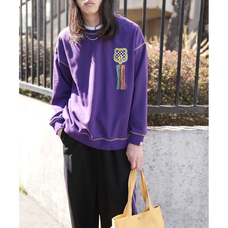 【HOOK  original 】ブロックベアワッペン刺繍レインボーフリンジ飾り… | HOOK | 詳細画像19 