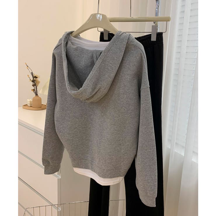 レイヤード風パーカー | aimoha  | 詳細画像3 