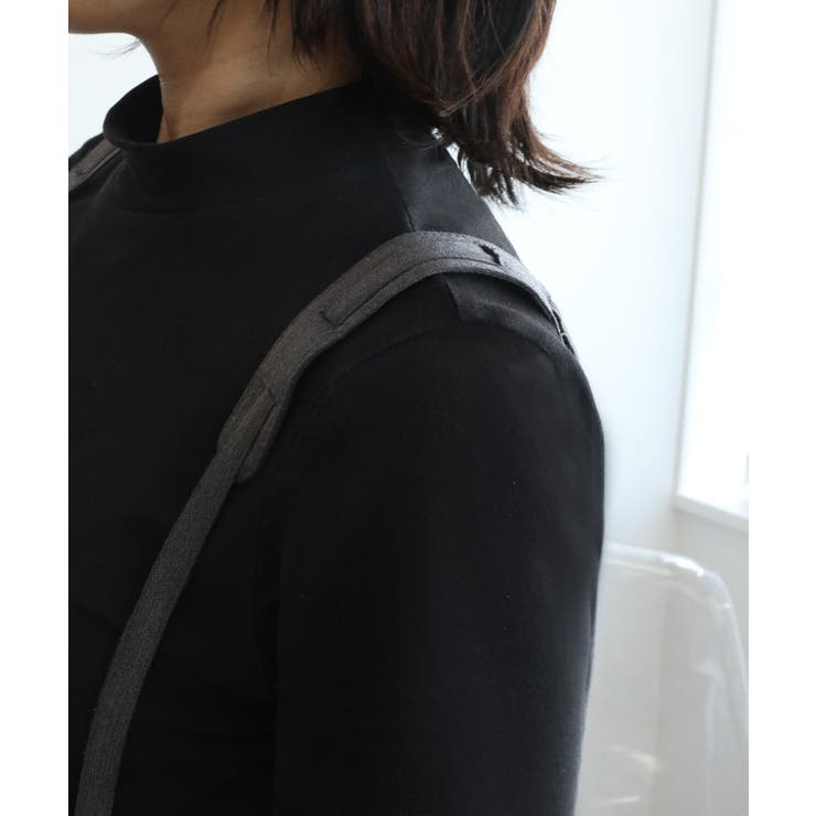 【aimohaオリジナル】3WAYサロペット タック入りワイドスラックス | aimoha  | 詳細画像20 