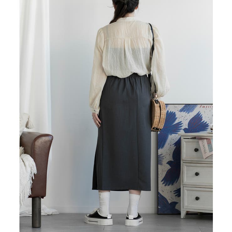 スリットAラインスカート | aimoha  | 詳細画像10 