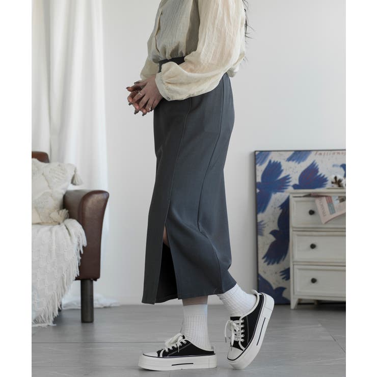 スリットAラインスカート | aimoha  | 詳細画像11 