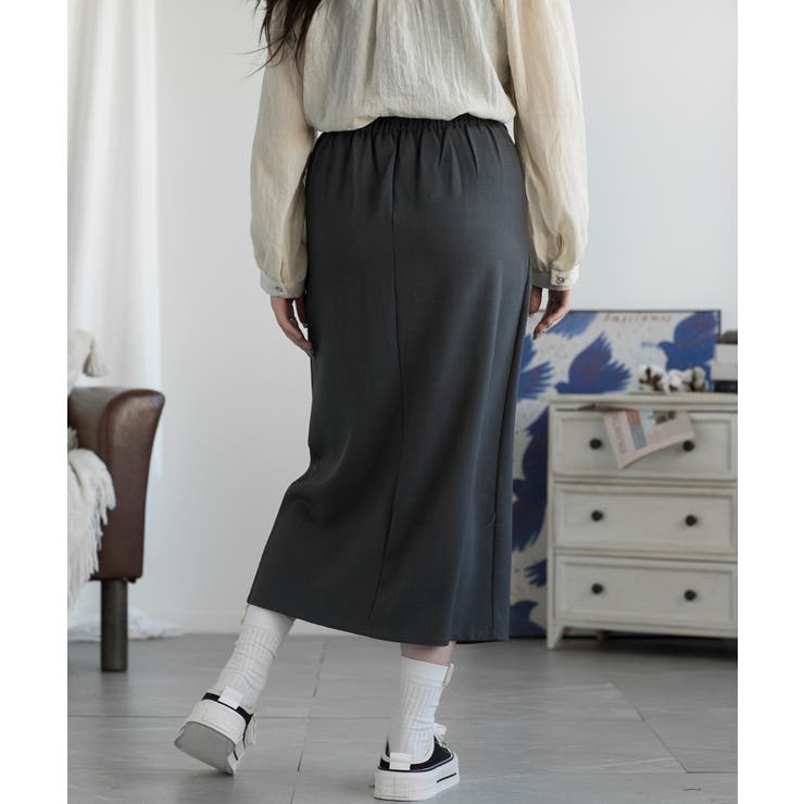 スリットAラインスカート | aimoha  | 詳細画像12 